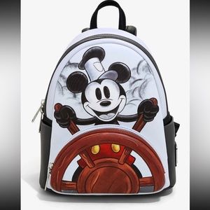 Mickey Mouse Steamboat Willie Loungefly Mini Backpack